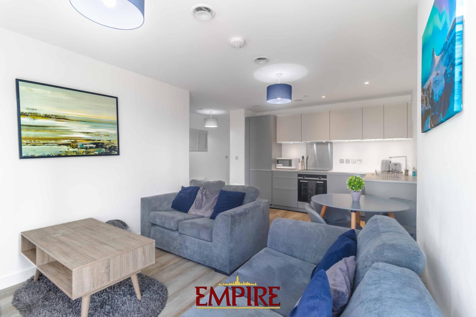 Luxury 2 Bedroom Apartment, On Broad Street! Birmingham Eksteriør bilde